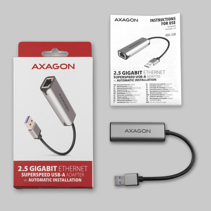 EAN 8595247906601 - Axagon ADE-25R adaptador y tarjeta de red Ethernet 2500 Mbit/s imagen 6