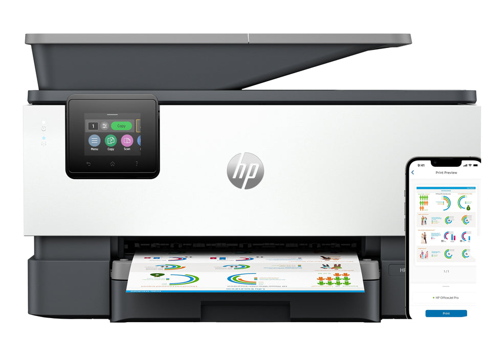Hp Officejet Pro 9122e All-In-One - Multifunktionsdrucker - Farbe - Tintenmrahl - Legal 216 X 356 Mm