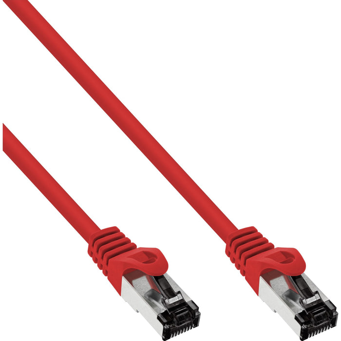 Cable De Red Inline S/Ftp Pimf Cat.8.1 Libre De Halógenos 2000mhz Rojo 10m