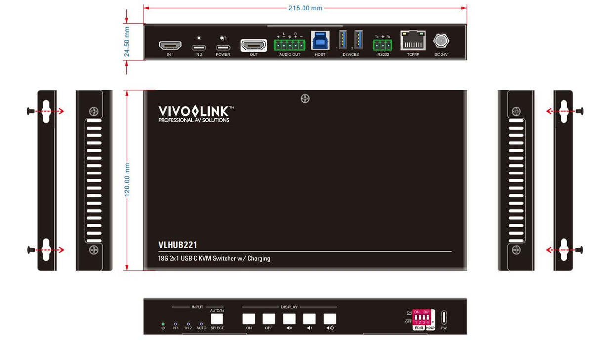 EAN 5715063221211 - Vivolink VLHUB221 Adaptador gráfico USB imagen 8