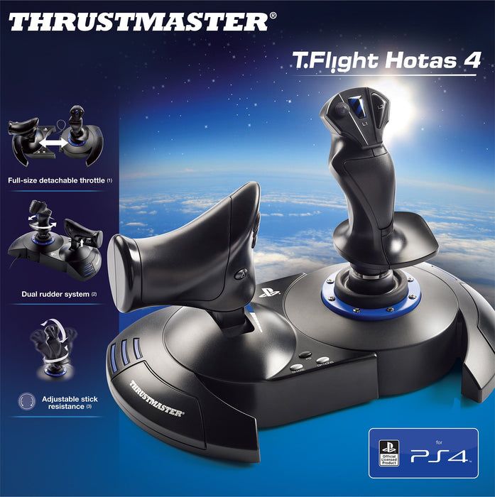 EAN 3362934110208 - Thrustmaster T.Flight Hotas 4 Negro, Azul USB Palanca de mando Digital PC, PlayStation 4, PlayStation 5 imagen 14