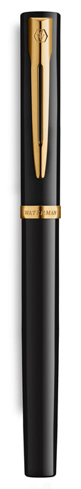 Waterman Füllfederhalter Impression Negroer Lack Gt F Azul Caja De Regalo