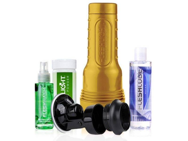 EAN 0810476019532 - Fleshlight STAMINA TRAINING Oro, Rosa Plástico, Silicona imagen 1