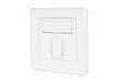 EAN 4016032485728 - Digitus DN-9010/8-1 toma de corriente RJ-45 Blanco imagen 1
