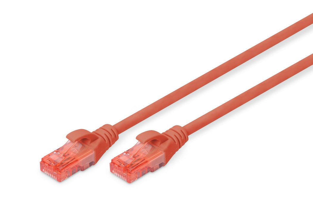 Digitus Cable De Red Awg26 Cat6 U/Utp  5m Rojo  Dk-1612-050/R
