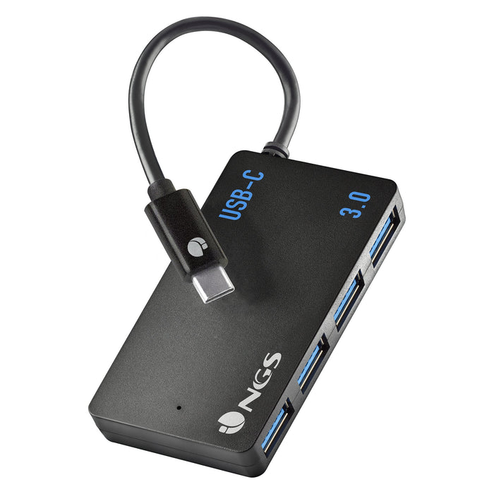 EAN 8435430622973 - NGS WONDER IHUB4 USB 3.2 Gen 1 (3.1 Gen 1) Type-A 480 Mbit/s Negro imagen 1