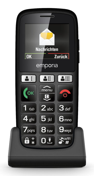 Emporia Happy 70 G Negro Teléfono Básico