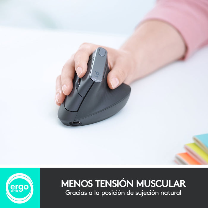 EAN 5099206081901 - Logitech 910-005448 ratón Oficina mano derecha RF Wireless + Bluetooth Óptico 4000 DPI imagen 7