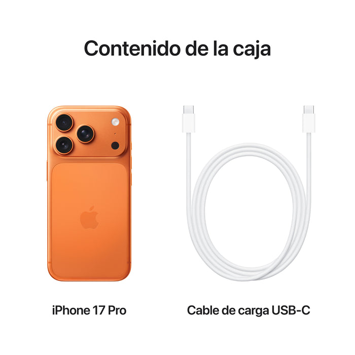EAN 0195950628562 - Apple iPhone 17 Pro 16 cm (6.3") SIM doble iOS 26 5G USB Tipo C 1 TB Naranja imagen 8