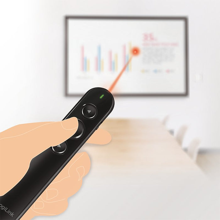 EAN 4052792055627 - LogiLink ID0190 apuntador inalámbricos RF Negro imagen 7