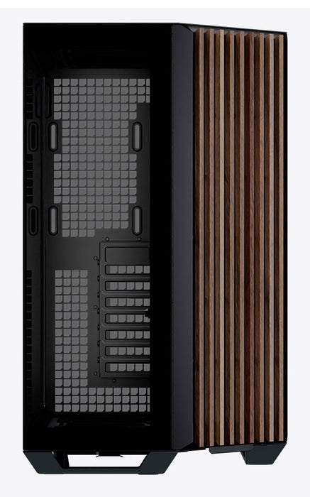 EAN 4711099479559 - APNX V1-W-BK-v1 Midi Tower Negro, Madera imagen 2