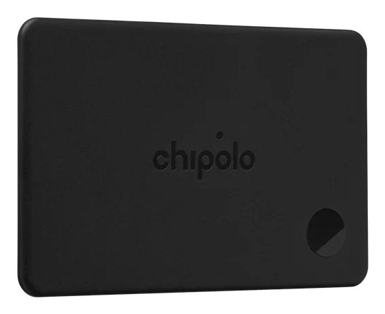 Chipolo Card  Rechargeable Tracking Card Compatible With Apple Find My On Iphone (Carbón)
