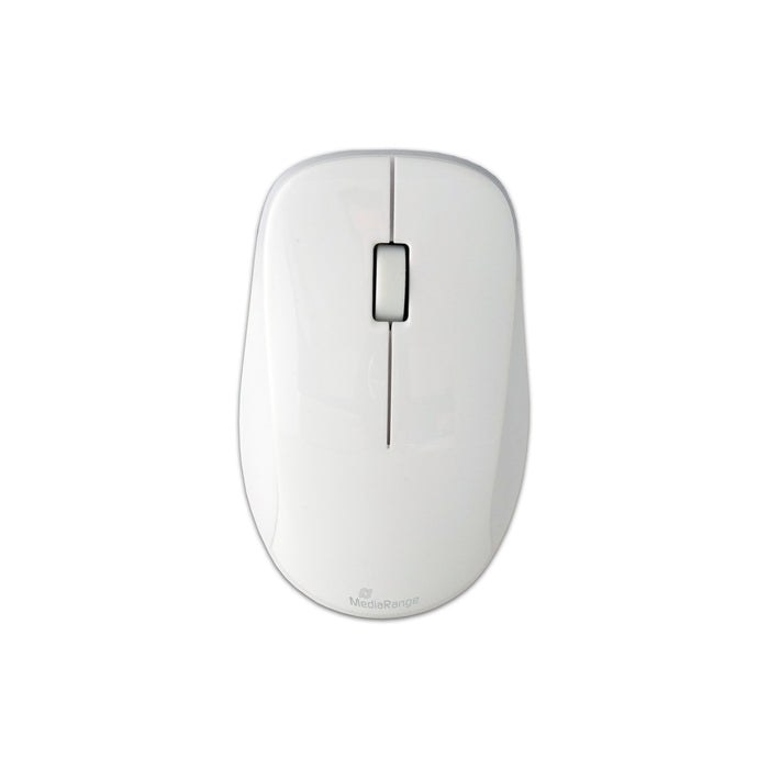 EAN 4260459611530 - MediaRange MROS106 teclado Ratón incluido Hogar RF inalámbrico QWERTZ Alemán Plata, Blanco imagen 4