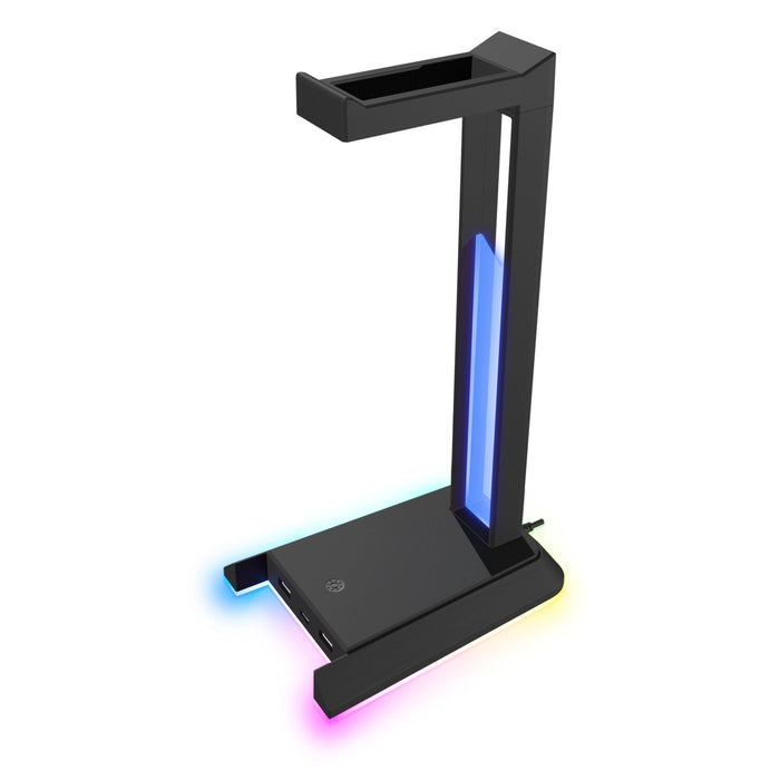 Speedlink Excello Nx Rgb Headset Stand, Usb 2.0 Hub, Black