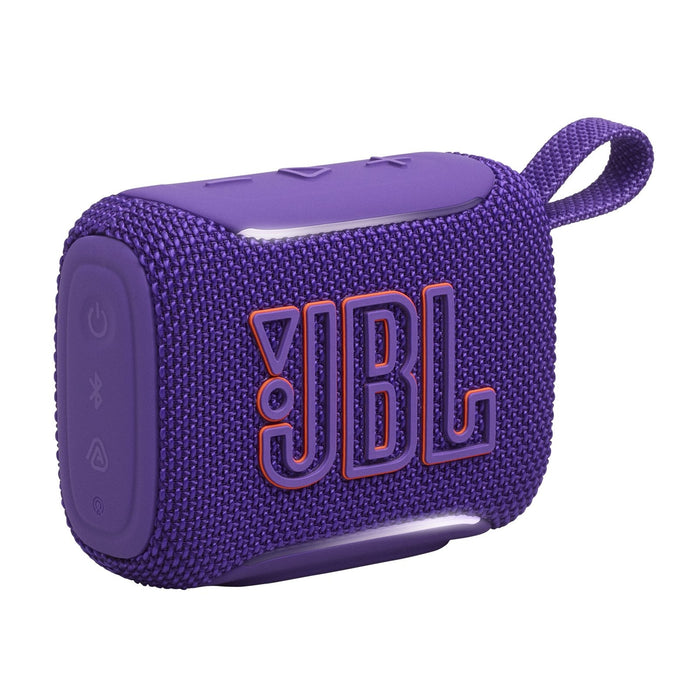 Jbl Go 5 Altavoz Bluetooth Ultraportátil Con Sonido Big Jbl Pro Y Graves Fuertes, Emparejamiento Airtouch, Diseño Impermeable Y Tiempo De Reproducción De 10 Horas, Color Morado