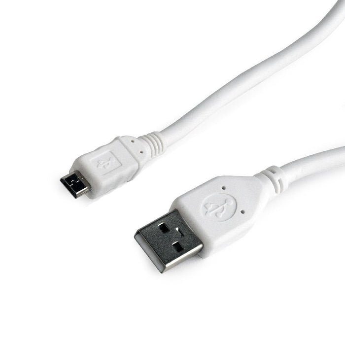 Gembird Cable Usb A Micro Usb M/M 0.5m Blancoâ Ccp-Musb2-Ambm-W-0.5