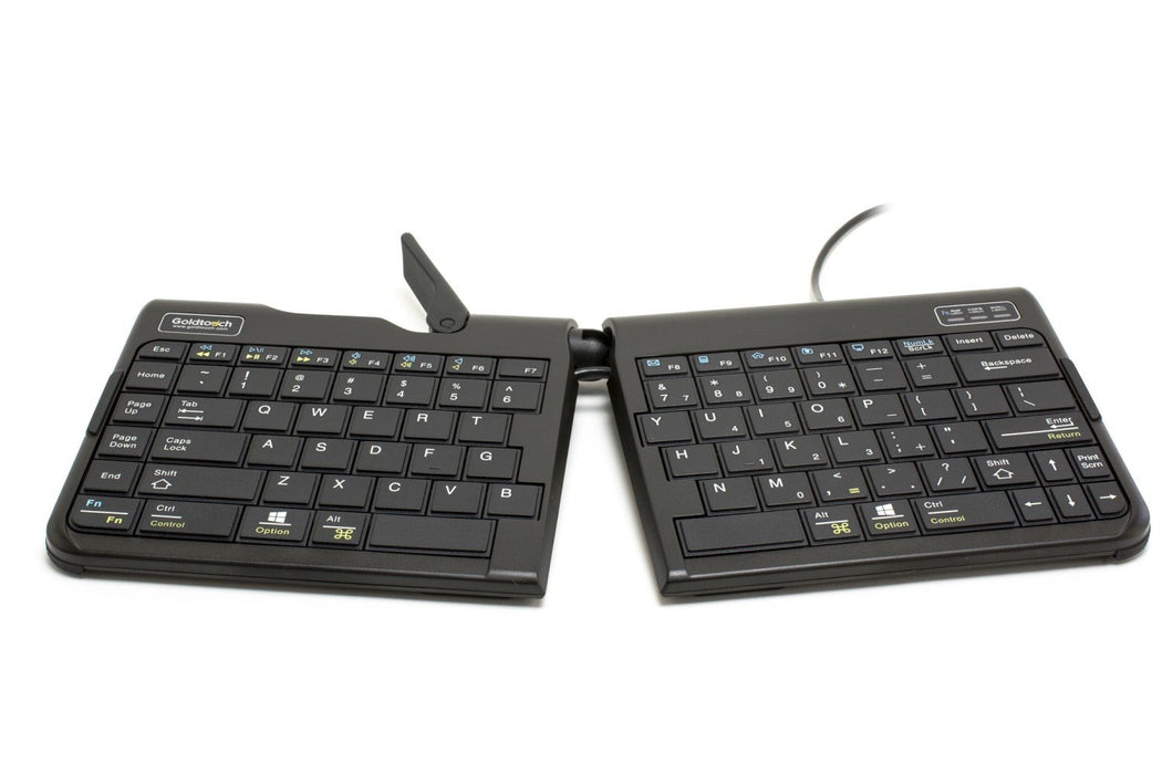 EAN 8717399995146 - BakkerElkhuizen Goldtouch Travel Go2 Wired teclado Oficina USB QWERTZ Alemán Negro imagen 2