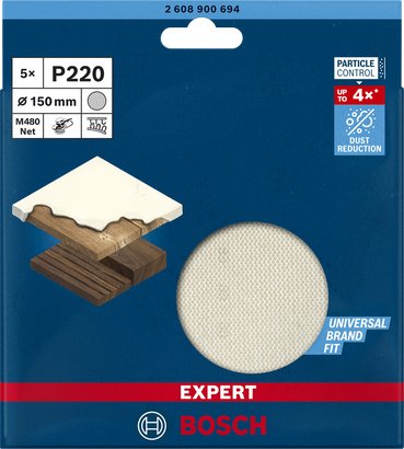 EAN 4059952540320 - Bosch 2 608 900 694 accesorio para lijadora 5 pieza(s) Red para lijado imagen 3