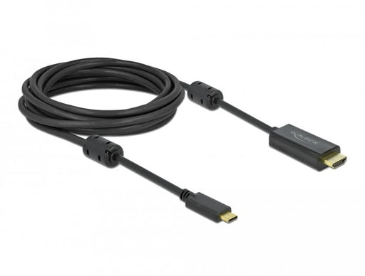 EAN 4043619859726 - DeLOCK 85972 adaptador de cable de vídeo USB Tipo C Negro imagen 1