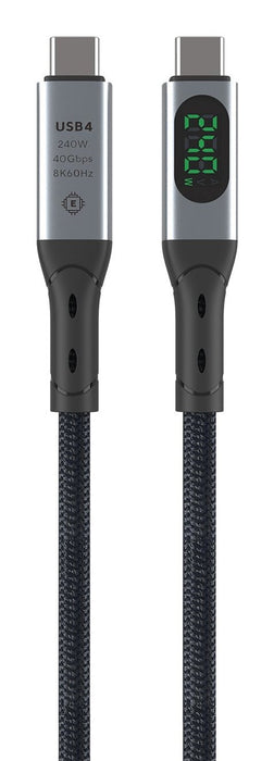 EAN 4252011911202 - 4smarts 541438 cable USB USB4 Gen 2x2 1,5 m USB C Negro, Gris imagen 3
