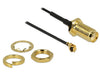 EAN 4043619894338 - DeLOCK SMA - MHF/U.FL 50mm cable coaxial 0,05 m Negro imagen 1