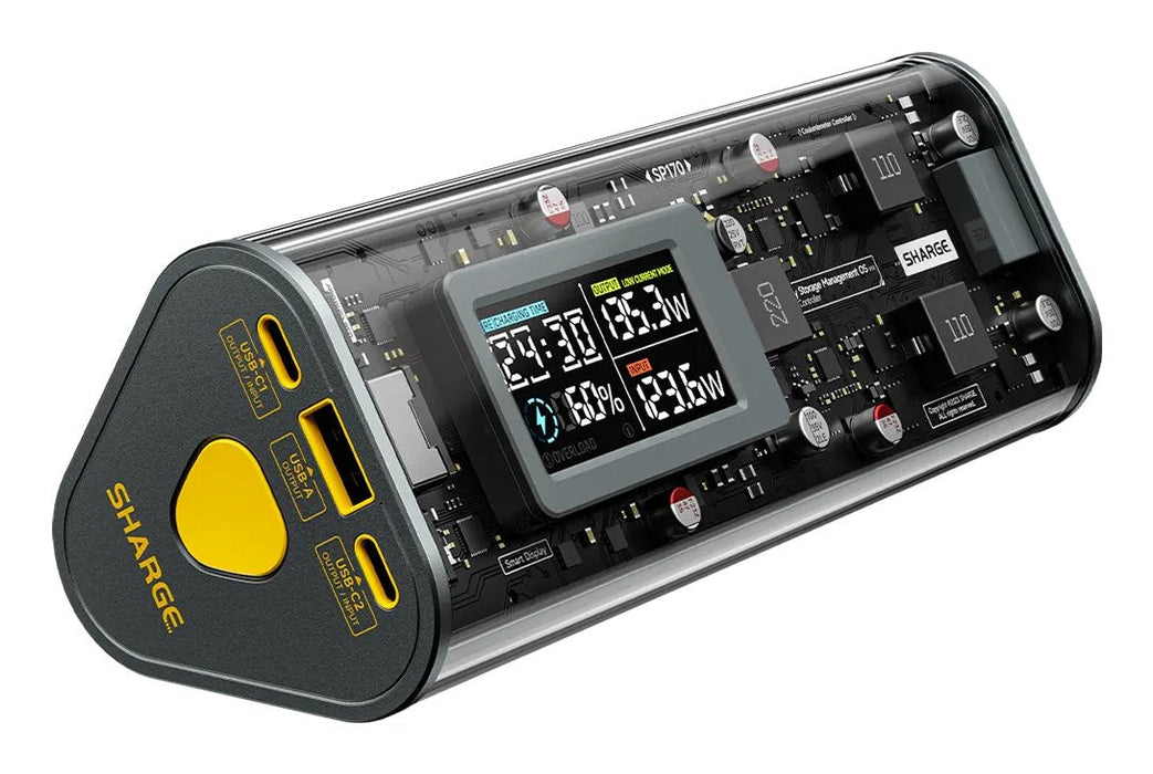 Sharge Shargeek 170 140w 24000 Mah Pantalla Inteligente Pd 3.1 - Power Bank
