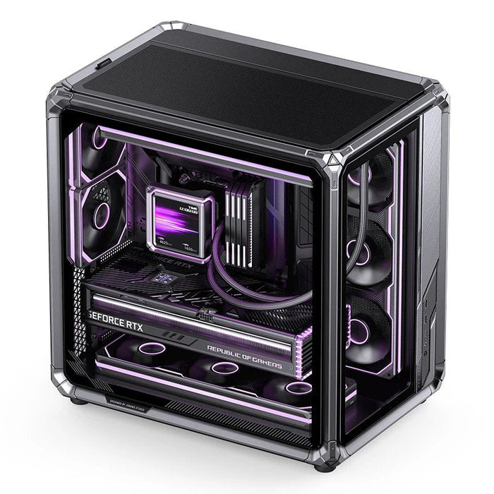 Caja Atx Jonsbo X400 Pro Cristal Templado Curvo Gris