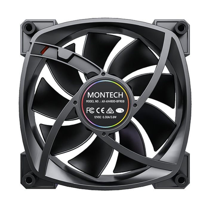 EAN 4710562747287 - Montech AX140 PWM Carcasa del ordenador Ventilador 14 cm Negro 1 pieza(s) imagen 5
