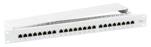 Efb Patchpanel Stp 24xrj45 Cat.5e, 19 1he, Ral7035 Grau