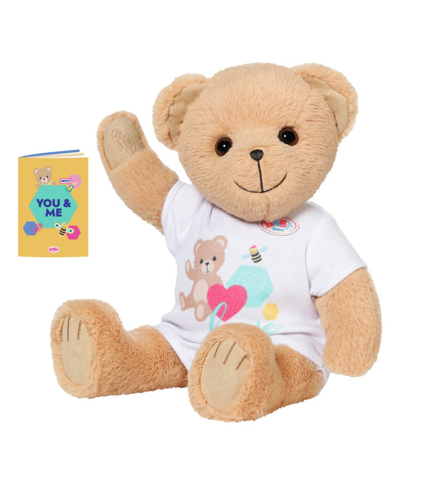 Muñeco Peluche Osito Blanco Baby Born 36cm
