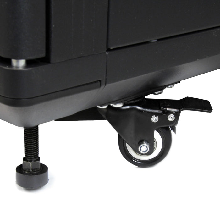 EAN 0065030845595 - StarTech.com RK1236BKF armario rack Rack o bastidor independiente Negro imagen 8