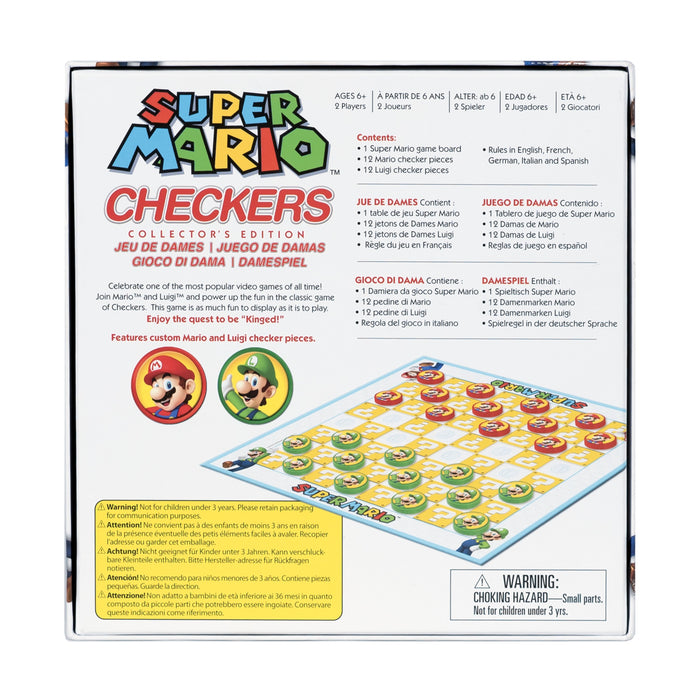 EAN 8720077329768 - Goliath 932976.006 juego de tablero Super Mario Checkers 20 min Juego de mesa Estrategia imagen 4