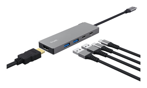 EAN 8713439260625 - Trust 26062 hub de interfaz USB Tipo C Gris imagen 2