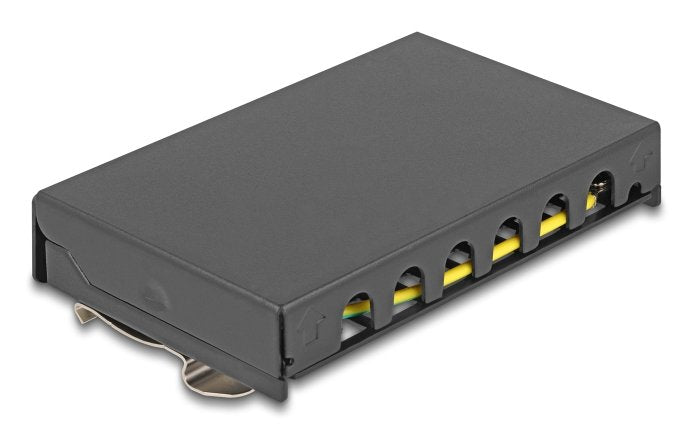 Delock Leergehäuse 6 Port Para Keystone Rj-Module Negro - Ar Montage An Tisch,