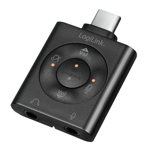 EAN 4052792059847 - LogiLink UA0365 convertidor de audio Negro imagen 1