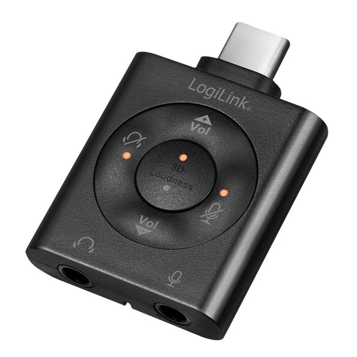 EAN 4052792059847 - LogiLink UA0365 convertidor de audio Negro imagen 1