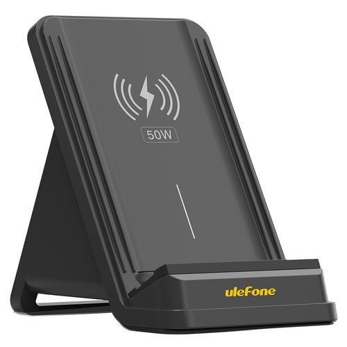 EAN 6937748735977 - Ulefone WCS01 cargador de dispositivo móvil Smartphone Negro USB Cargador inalámbrico Carga rápida Interi imagen 1