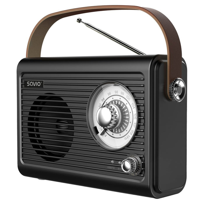 EAN 5901986049647 - Savio RS-01 radio Portátil Analógica Negro imagen 7