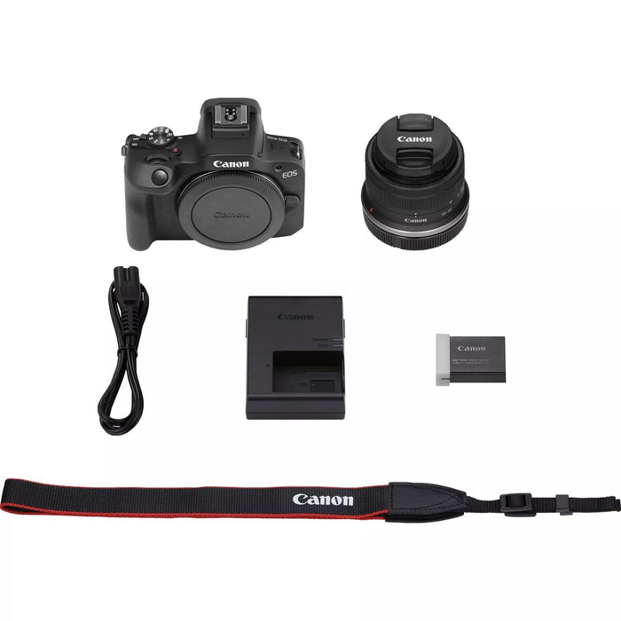 EAN 4549292214598 - Canon EOS R100 + RF-S 18-45mm F4.5-6.3 IS STM Kit MILC 24,1 MP CMOS 6000 x 4000 Pixeles Negro imagen 10
