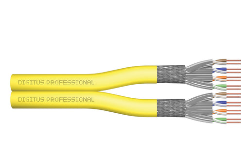 EAN 4016032380610 - Digitus DK-1743-A-VH-D-5 cable de red Amarillo Cat7a S/FTP (S-STP) imagen 1