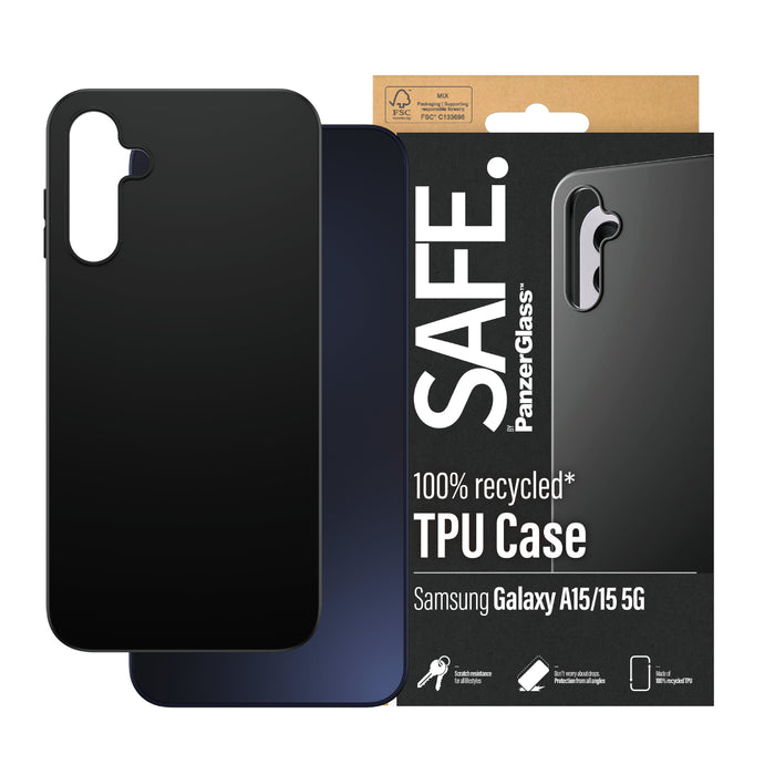 EAN 5711724956843 - PanzerGlass SAFE. by ® TPU Case Samsung Galaxy A15 | A15 5G | Black funda para teléfono móvil Negro imagen 2