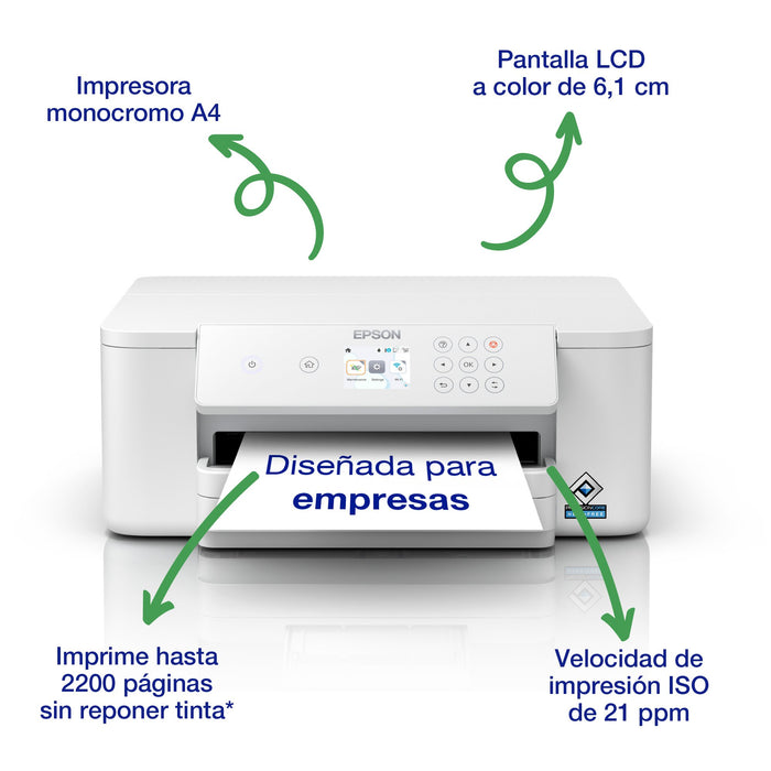 EAN 8715946716725 - Epson WorkForce Pro WF-M4119DW impresora de inyección de tinta 4800 x 2400 DPI A4 Wifi imagen 9