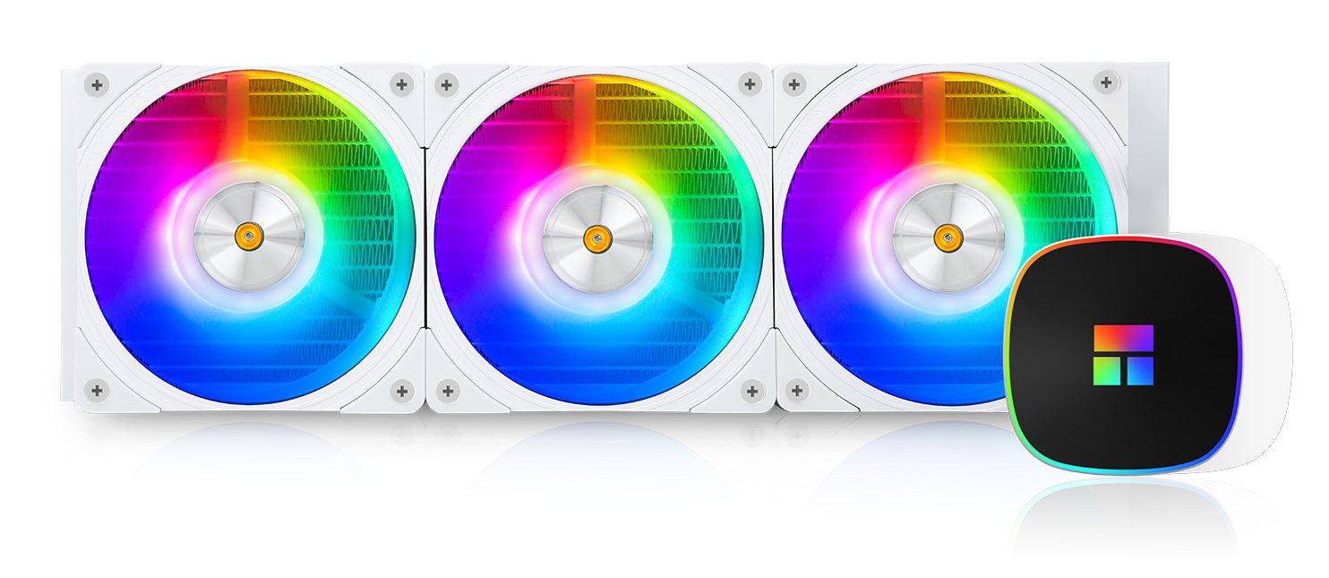 K Kit Watercooling Aio Thermalright Frozen Horizon V2 Rgb - 360mm (Blanc)
