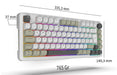 EAN 8681949016998 - Inca IKG-455 teclado Juego USB + RF Wireless + Bluetooth QWERTY Alemán Blanco imagen 7