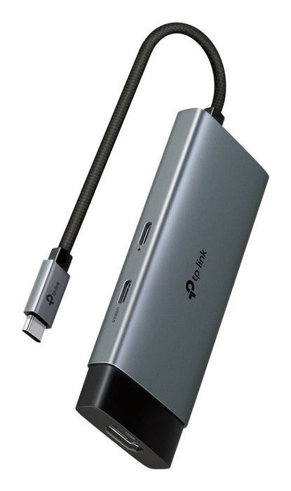 EAN 1210002600088 - TP-Link UH5020C hub de interfaz USB Tipo C 5000 Mbit/s Gris imagen 1