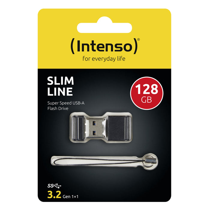 EAN 4034303028887 - Intenso Slim Line unidad flash USB 128 GB USB tipo A 3.2 Gen 1 (3.1 Gen 1) Negro imagen 3