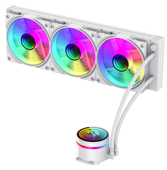 Gamemax  Cpu Liquid Cooler  Iceburg 360 Infinity  White