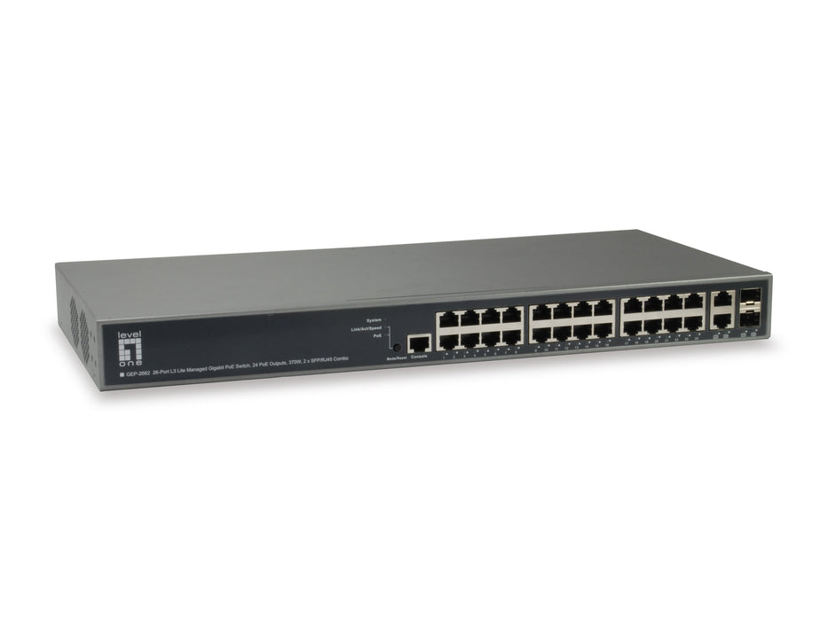 EAN 4015867198971 - LevelOne GEP-2682 switch Gestionado L3 Gigabit Ethernet (10/100/1000) Energía sobre Ethernet (PoE) imagen 1