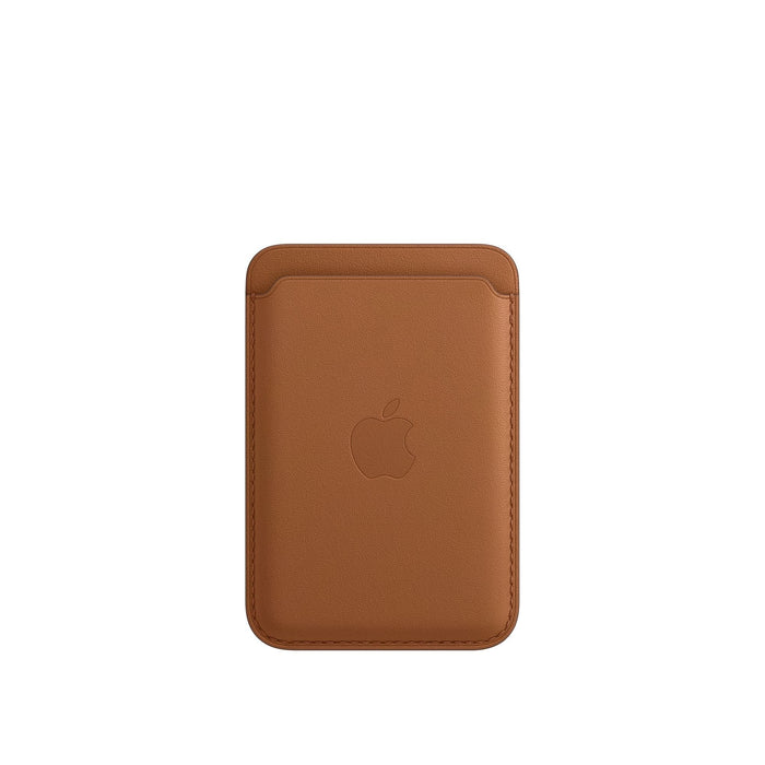 Apple Leather Wallet With Magsafe For Iphone 12 Saddle Brown