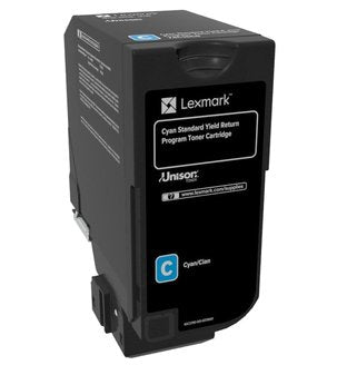 EAN 0734646614351 - Lexmark 74C2SC0 cartucho de tóner 1 pieza(s) Original Cian imagen 1